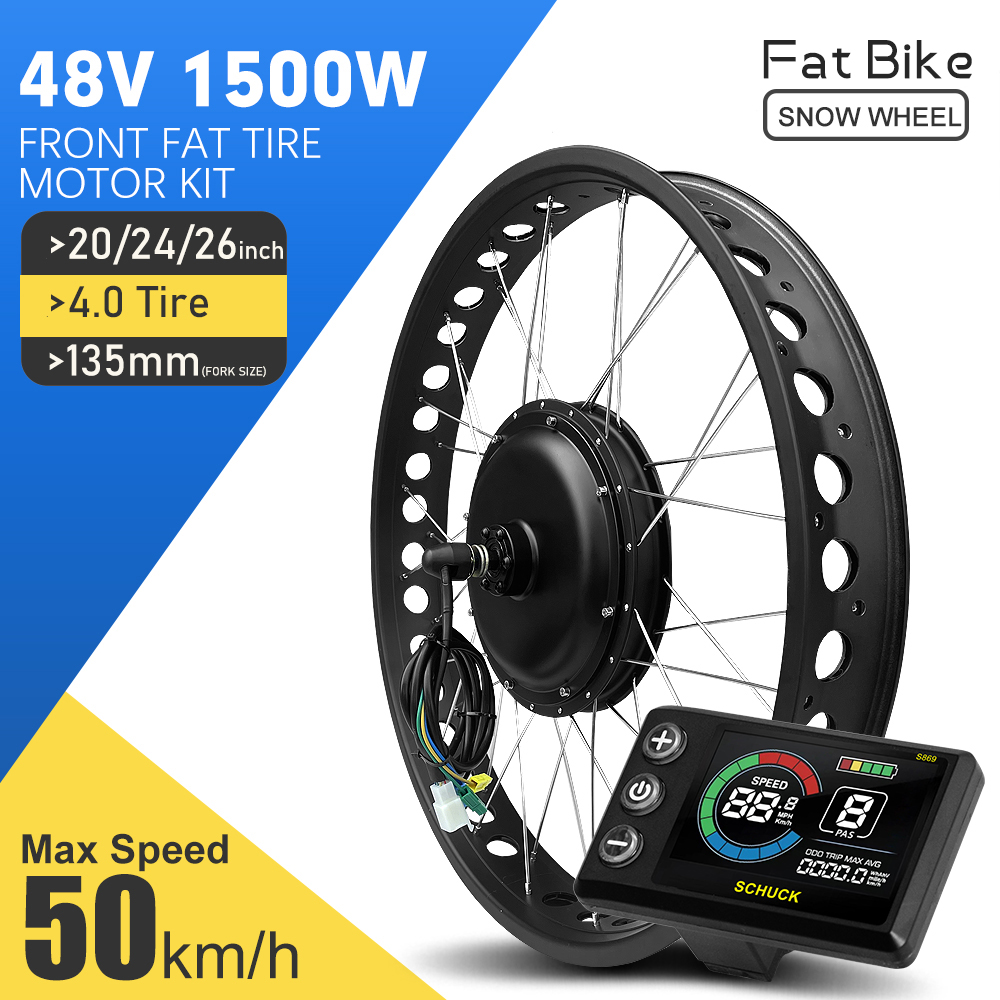Electric Bicycle Fat Conversio - 72V 5000W Hub Motor Kit recension och pris