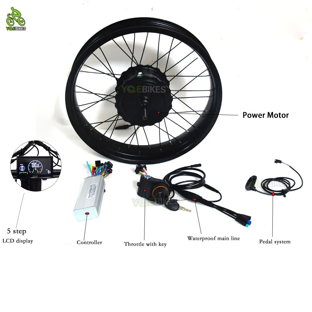 20inch 4.0 ebike Accessories D - Fat Tire Ebike Conversion Kit 2000W recension och pris