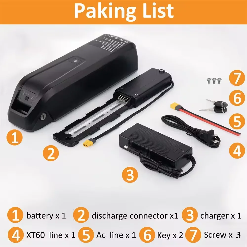 For Hailong EBike Battery 36V  - Ebike Battery 48V 20Ah Hailong recension och pris