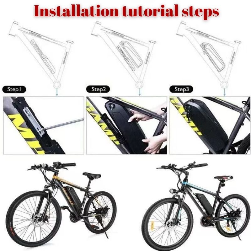 New Hailong Electric Bicycle B - Ebike Battery 48V 20Ah Hailong recension och pris